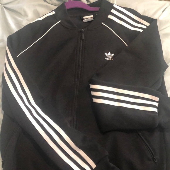 black adidas jacket